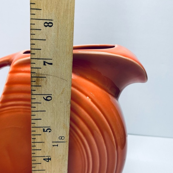 Fiestaware Persimmon Large Disc Pitcher - Picture 7 of 7